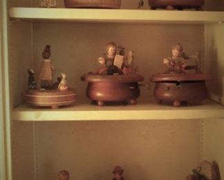 Wooden German Music Boxes