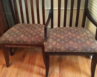 6 ETHAN ALLEN DINING CHAIRS