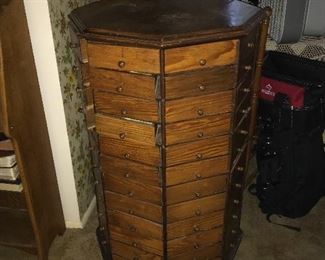 c 1900 Bolt/screw cabinet 96 drawers