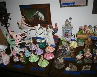 Disney and fairtale figurines