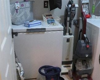 Small chest style freezer