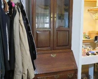 Drop front secretary