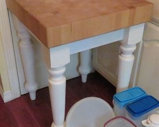 John Boos butcher block island