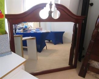 Wall-Mount Colonial-Style Mirror