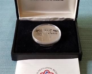 Silver US Bicentennial Medal