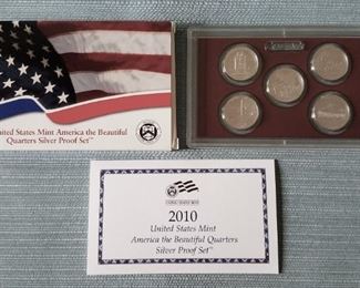 Many silver and other US Mint coin sets