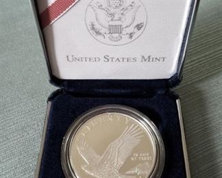 2008 US Mint Bald Eagle 90% Silver Proof $1 Coin 