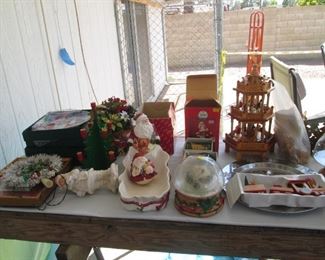 Patio, Backyard & Detached Garage...Santa & Friends