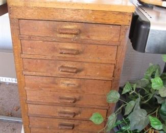 Antique Multi-Drawer Chest, 29" X 18"