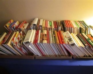 Book & Magazine Selections:  Cookbooks, Woodworking, Fiction, Paperbacks, Arizona Highways, Fishing, Kids, Some Older Books