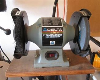 Delta 8" Bench Grinder with Lamp