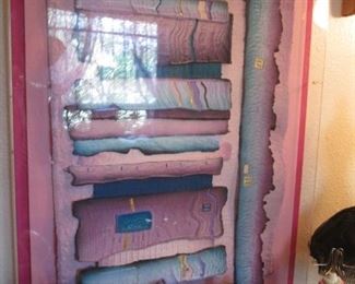 Hand-Made Paper Collage Wall Art