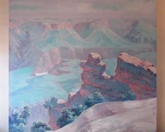 Southwest-Style Landscape by Leland Beaman, 1987