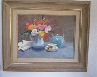 Framed Still Life by S. Blanchard Stuart