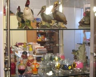 Figurines, Glassware, Animal Sculptures