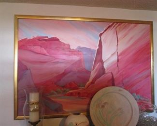 Canyon Landscape Abstract by Thomas