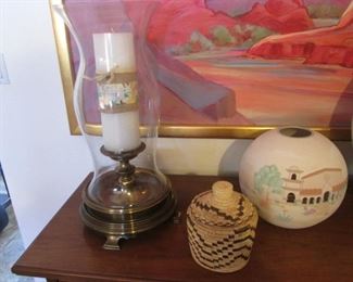 Hurricane Candleholder & Southwest Decor