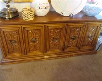 Mediterranean-Style Credenza by Drexel, 72" X 20"