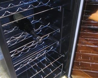 Interior View of Wine Chiller