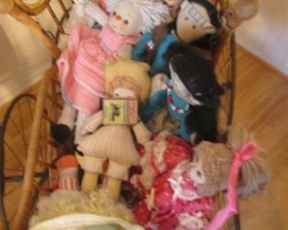 Rooms full of Dollies + 6 Antique Carriages