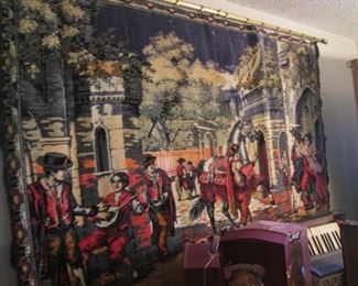 Tapestry on Rod