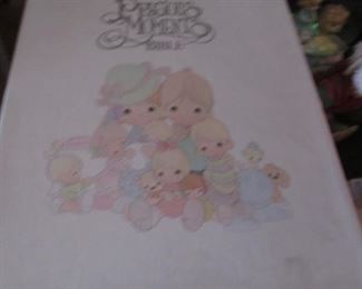 Several Precious Moments Bibles for Adults and Children