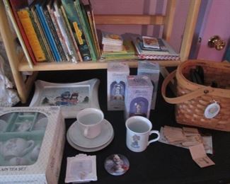 Precious Moments Thimbles, Dolls & Tea Sets