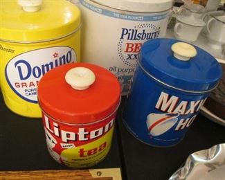 Detail of Retro Canister Set