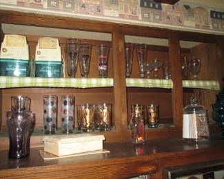 Variety of Retro Glassware