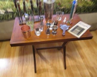 Accent Table with BarWare Display