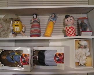 Advertising Character Figures Kip's Big Boy, M & M's