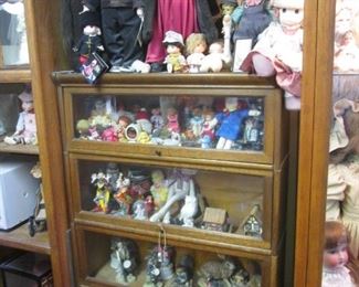 4-Stacked Units, Glass-Door Bookcase