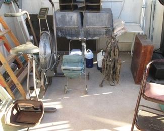 Charbroil Grill, Exercycle, Step Stool