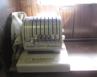 Vintage 'Paymaster' Check Writer