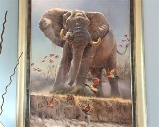 ORIGINAL massive painting by David Langmead - 