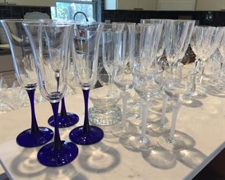 Unique Glassware Stems and Crystal
