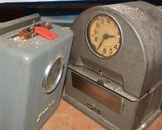 Early Vintage Time Clocks