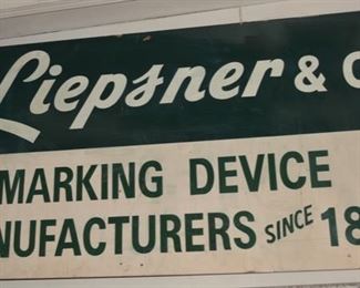 Liepsner Wooden Sign
