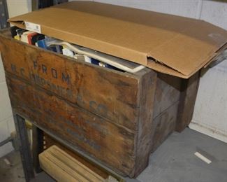 Good Old KCMO Wooden Advertising Crate