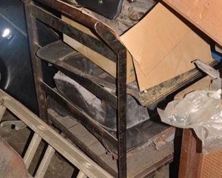 Awesome Antique Railroad Baggage Cart 