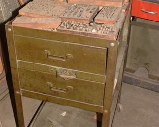 Super Cool Industrial Cabinet Cart, Antique Type
