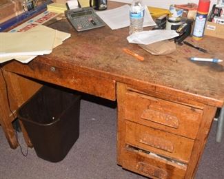 Antique Oak Desk