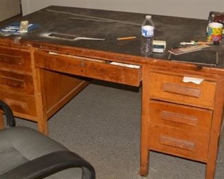 Antique Oak Desk