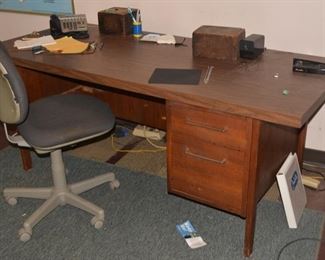 Mid Century Walnut Desk