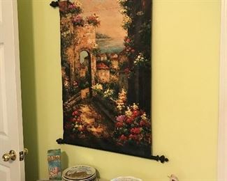 Hanging tapestry