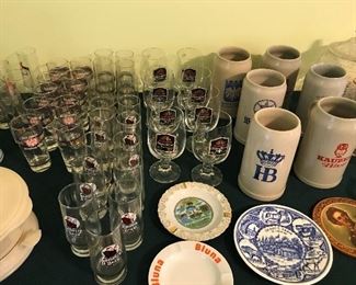 German Beer glasses and mugs
