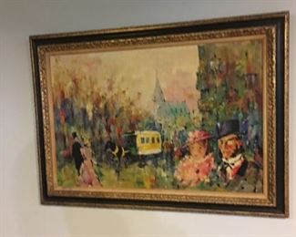 Oil on Canvas, unknown artist. Vintage.