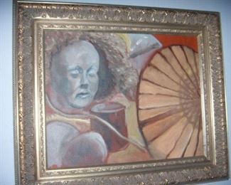 American artist, Oil on Canvas.