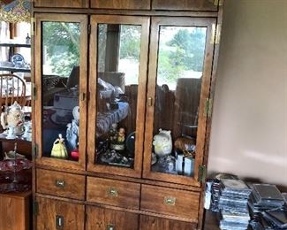 Fruit wood china cabinet
