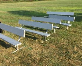 Pontiac Silverdome Player Benches. These were used by the Detroit Lions during Barry Sanders era.